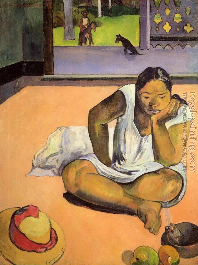Paul Gauguin : The Brooding Woman
